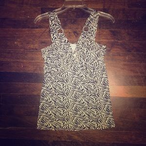 Black & Cream Tank Top